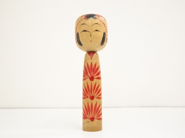 TRADITIONAL JAPANESE CRAFT / KOKESHI DOLL (21 cm)/ ARTISAN WORK